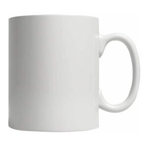 StylishSurprise Navadey Blank Sublimation Ceramic Coffee Mug – 11 Oz (White) | Compatible with Mug Press & Infusible Ink | DIY Printable Mug for Crafts, Personalization, Custom Gifting – Pack of 1