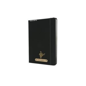 AICA Personalized Leather Diary – A5 Black Notebook with Custom Name & Charm | 180 Ruled Pages | Daily Journal for Men, Women, Kids | Ideal for Office, Christmas, Secret Santa, New Year Gifting | StylishSurprise – Best Gift Store in Mumbai, Thane & Ghodbunder Road